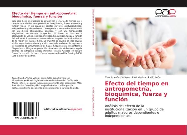 Produktbild: Efecto del tiempo en antropometr&iacute;a, bioqu&iacute;mica, fuerza y funci&oacute;n