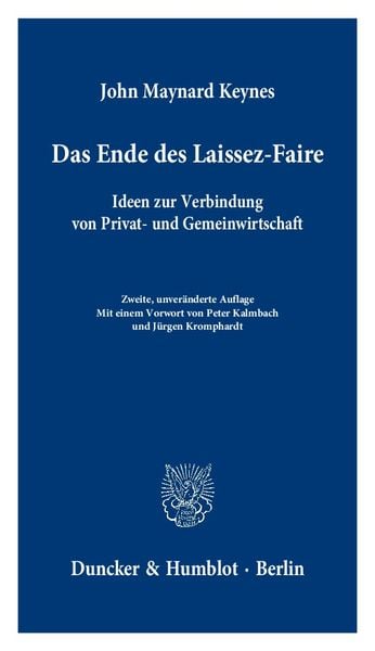 Produktbild: Das Ende des Laissez-Faire.