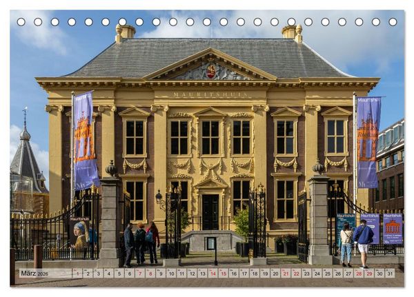 Produktbild: Den Haag - k&ouml;nigliche Stadt am Meer (Tischkalender 2026 DIN A5 quer), CALVENDO Monatskalender