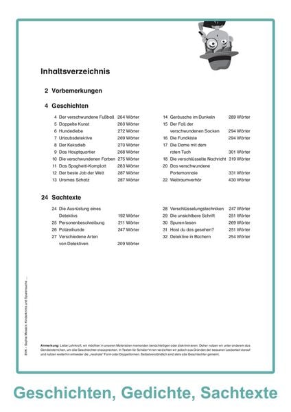 Produktbild: Kinderkrimis und Spurensuche - Detektivgeschichten gemeinsam im Lesetandem lesen