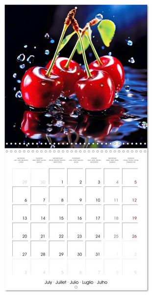 Produktbild: Fruity flavour explosions (Wall Calendar 2026 12 &times; 12 Inch) CALVENDO 12 Month Wall Calendar