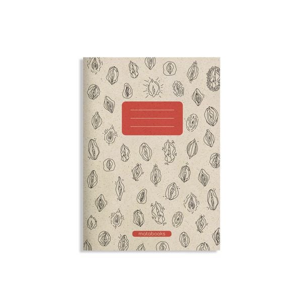 Produktbild: Notizheft A5 blanko aus Graspapier &ndash; Maya &ndash; Farbe: Grapefruit &ndash; matabooks