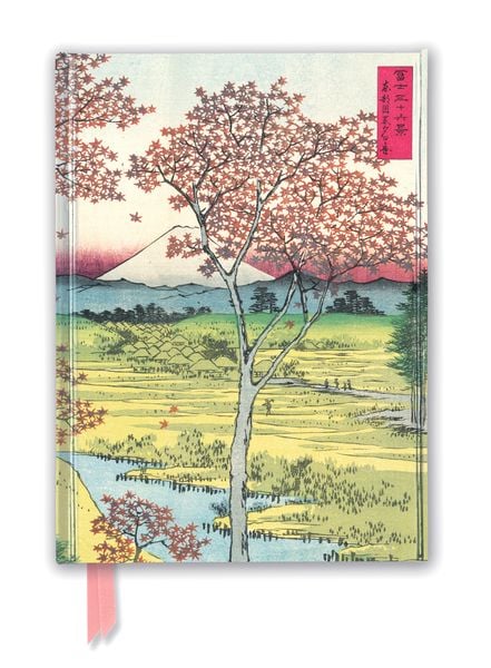 Produktbild: Premium Notizbuch DIN A5: Utagawa Hiroshige, Berg bei D&auml;mmerung