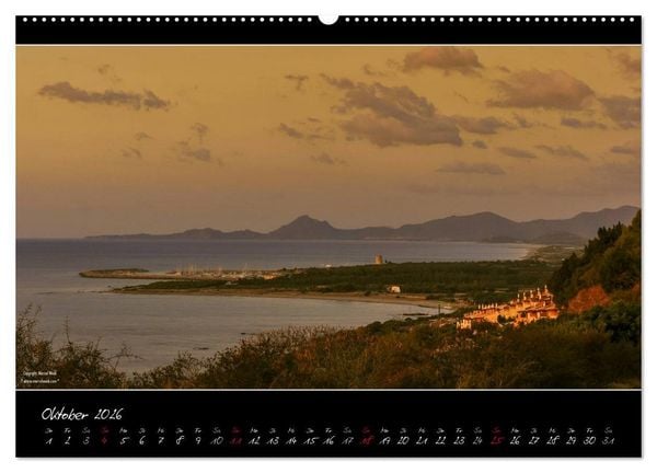 Produktbild: Sardinien Panoramakalender / CH-Version (hochwertiger Premium Wandkalender 2026 DIN A2 quer), Kunstdruck in Hochglanz