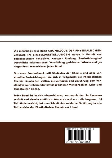Produktbild: Theorie der chemischen Bindung