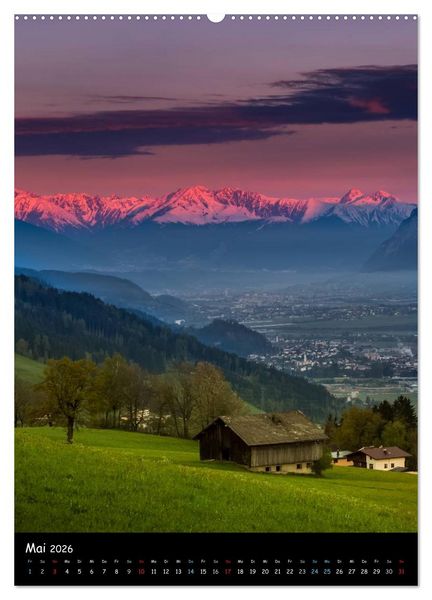 Produktbild: Augenblicke in Tirol (Wandkalender 2026 DIN A2 hoch), CALVENDO Monatskalender