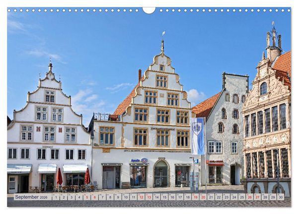 Produktbild: LEMGO - Weserrenaissance und Fachwerkromantik (Wandkalender 2026 DIN A3 quer), CALVENDO Monatskalender