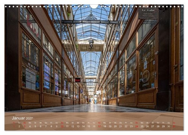 Produktbild: Verborgene Passagen von Paris (Wandkalender 2027 DIN A3 quer), CALVENDO Monatskalender