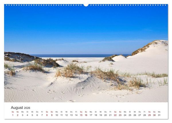 Produktbild: Amrum - Perle der Nordsee (hochwertiger Premium Wandkalender 2026 DIN A2 quer), Kunstdruck in Hochglanz