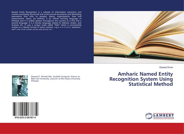 Produktbild: Amharic Named Entity Recognition System Using Statistical Method