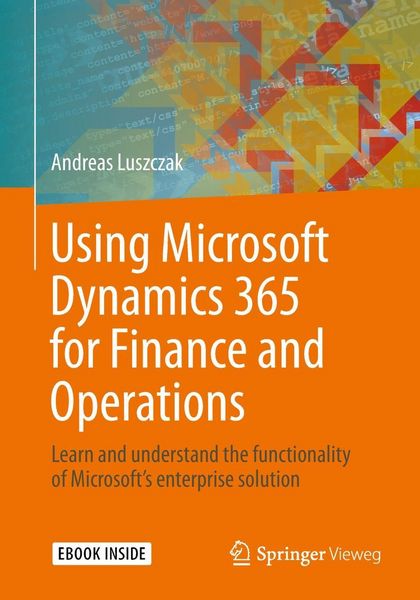 Produktbild: Using Microsoft Dynamics 365 for Finance and Operations