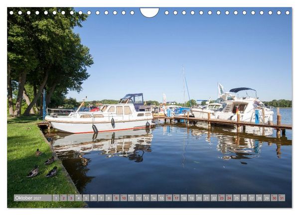 Produktbild: Hausbooturlaub Deutschland - Mecklenburgische Seenplatte (Wandkalender 2027 DIN A4 quer), CALVENDO Monatskalender