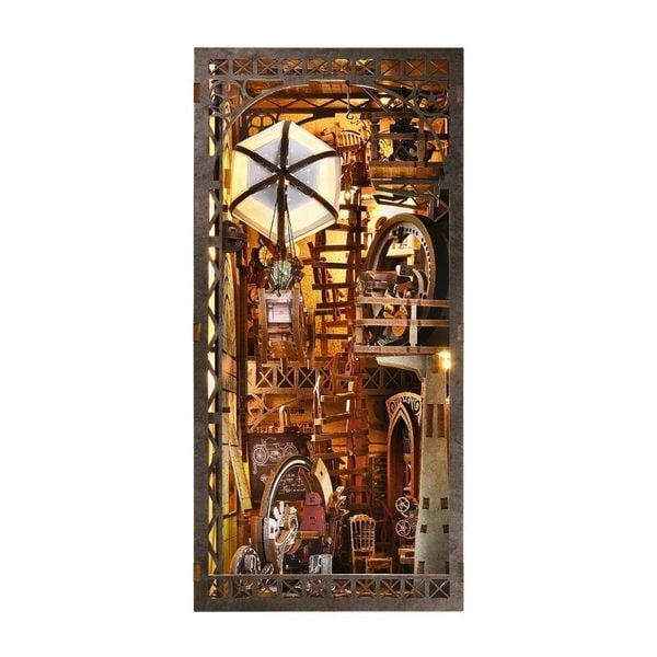 Produktbild: FiguredArt YM05 - DIY Book Nook, Onkel Petes Labor, Puzzle 299 Teile, Miniatur-Diorama
