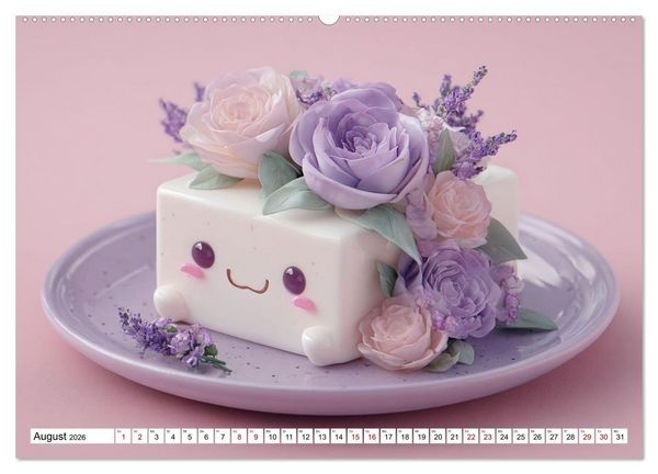 Produktbild: Kawaii-Gl&uuml;cksmomente (hochwertiger Premium Wandkalender 2026 DIN A2 quer), Kunstdruck in Hochglanz