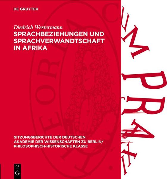 Produktbild: Sprachbeziehungen und Sprachverwandtschaft in Afrika