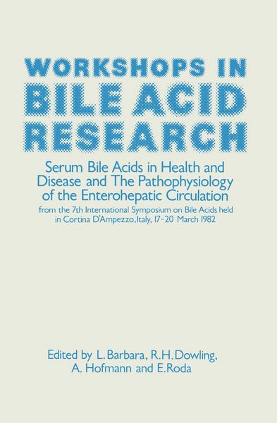 Produktbild: Workshops in Bile Acid Research