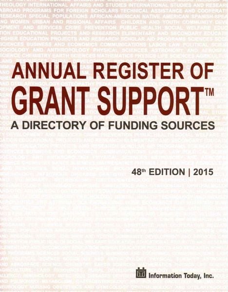 Produktbild: Annual Register Of Grant Suppo