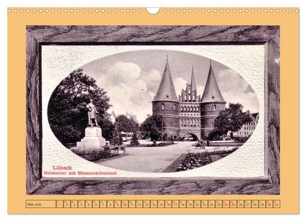 Produktbild: Gru&szlig; aus L&uuml;beck (Wandkalender 2026 DIN A3 quer), CALVENDO Monatskalender