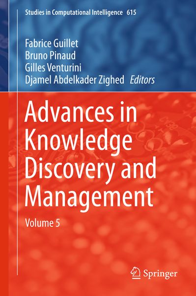 Produktbild: Advances in Knowledge Discovery and Management