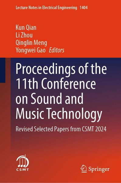 Produktbild: Proceedings of the 11th Conference on Sound and Music Technology