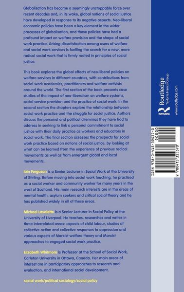 Produktbild: Globalisation, Global Justice and Social Work