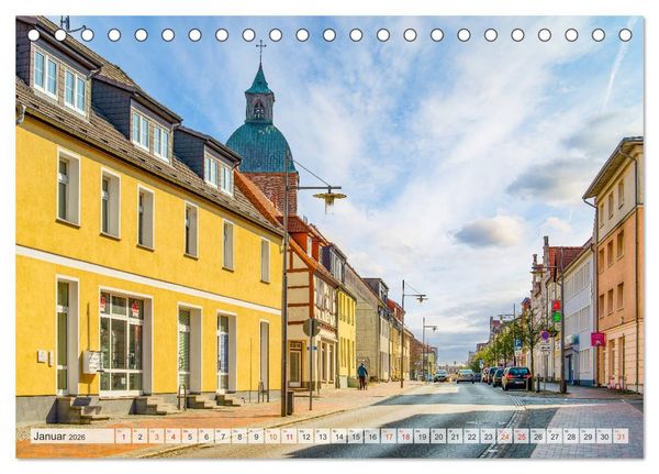 Produktbild: Ribnitz Damgarten Impressionen (Tischkalender 2026 DIN A5 quer), CALVENDO Monatskalender