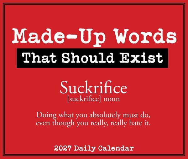 Produktbild: Made-Up Words That Should Exist 2027 5.4 X 6.2 Box Calendar
