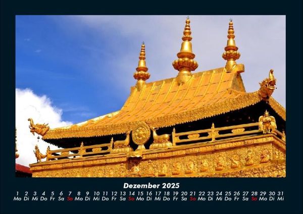 Produktbild: Tempel 2025 Fotokalender DIN A4