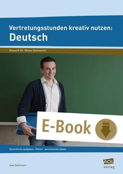 Produktbild: Vertretungsstunden kreativ nutzen: Deutsch