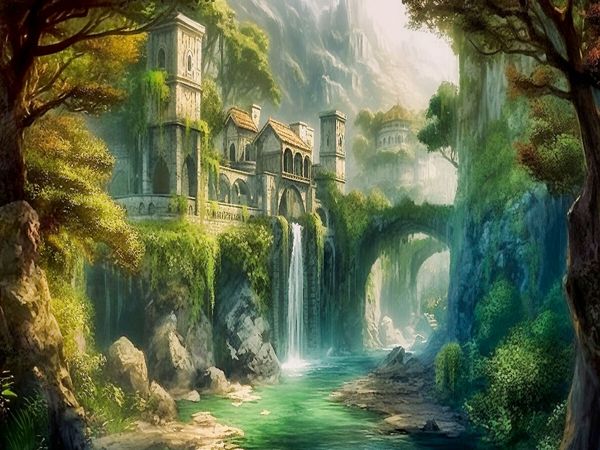 Produktbild: CALVENDO Puzzle Ein Motiv aus dem Kalender Im Reich der Elben | 1000 Teile Lege-Gr&ouml;&szlig;e 64x48cm Foto-Puzzle f&uuml;r gl&uuml;ckliche Stunden