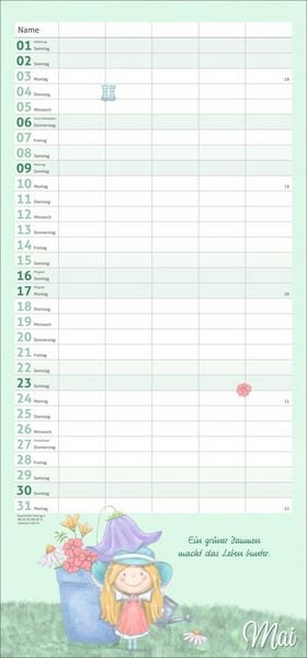 Produktbild: times&more Zauberwesen Familienplaner 2027