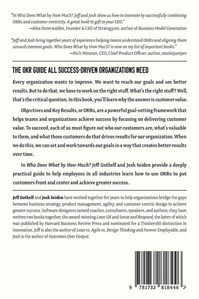 Produktbild: Who Does What By How Much?