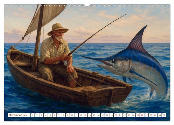 Produktbild: Ernest Hemingway (Wandkalender 2026 DIN A2 quer), CALVENDO Monatskalender