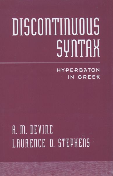 Produktbild: Discontinuous Syntax