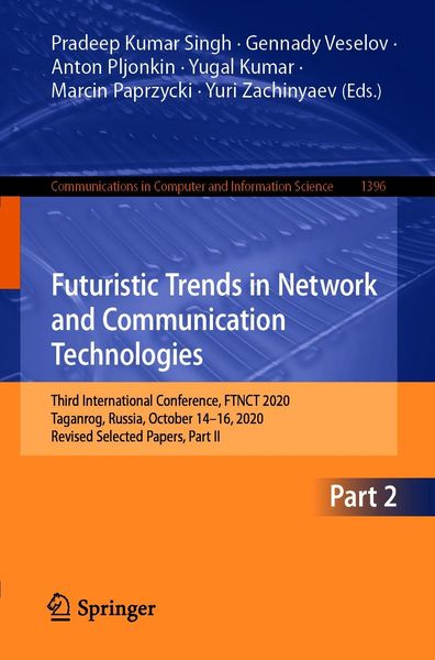 Produktbild: Futuristic Trends in Network and Communication Technologies