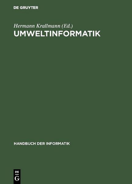 Produktbild: Umweltinformatik