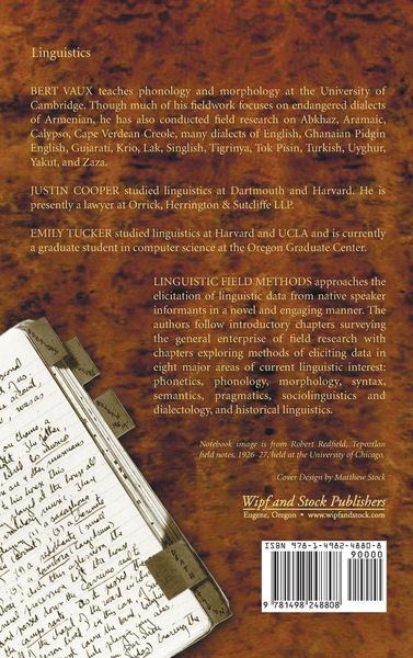 Produktbild: Linguistic Field Methods