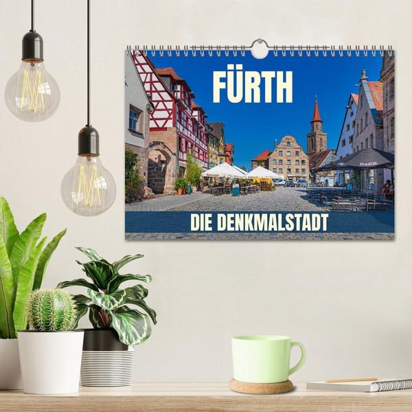 Produktbild: F&uuml;rth - die Denkmalstadt (Wandkalender 2026 DIN A4 quer), CALVENDO Monatskalender