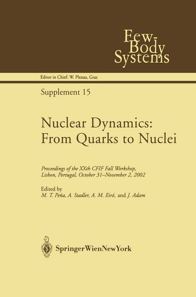 Produktbild: Nuclear Dynamics: From Quarks to Nuclei