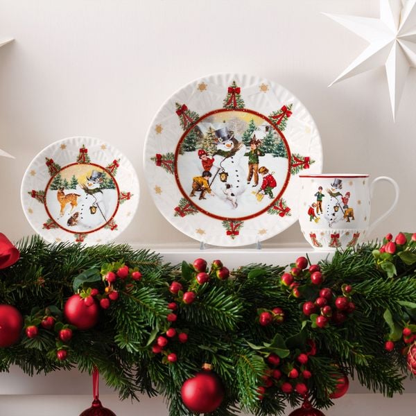 Produktbild: Villeroy & Boch Toy's Fantasy Schale gro&szlig;, Schneemann bauen