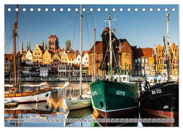 Produktbild: Dreistadt - Danzig, Gdingen, Zoppot (Tischkalender 2027 DIN A5 quer), CALVENDO Monatskalender
