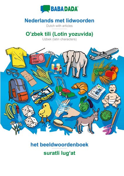 Produktbild: Nederlands met lidwoorden - O'zbek tili (Lotin yozuvida), het beeldwoordenboek, BW