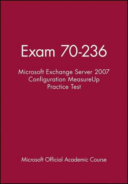 Produktbild: Exam 70-236 Microsoft Exchange Server 2007 Configuration MeasureUp Practice Test