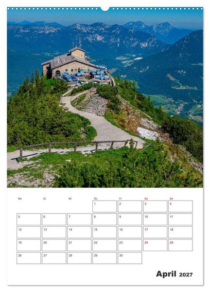 Produktbild: Oberbayerische Alpen (Wandkalender 2027 DIN A2 hoch), CALVENDO Monatskalender