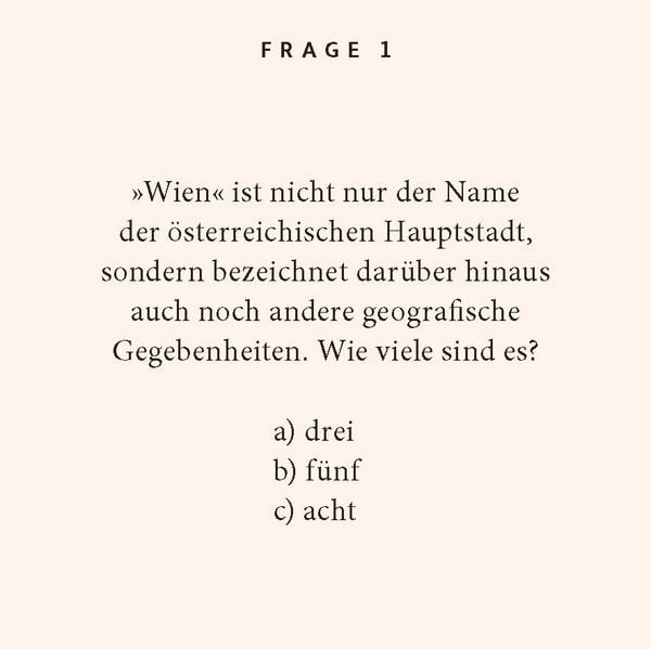Produktbild: Wien-Quiz