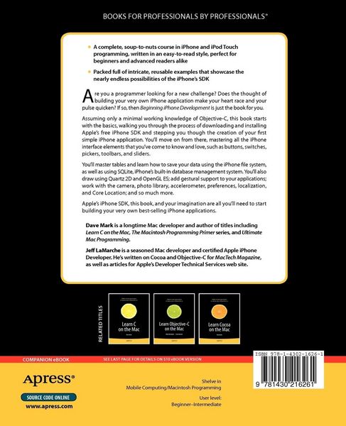 Produktbild: Beginning iPhone Development