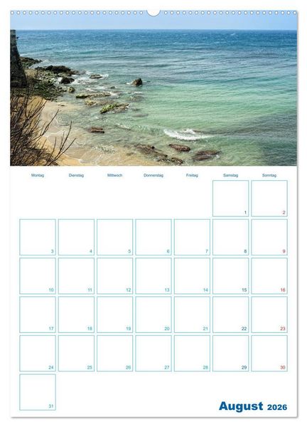 Produktbild: il Salento - maritim (Wandkalender 2026 DIN A2 hoch), CALVENDO Monatskalender