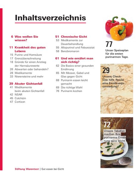 Produktbild: Gut essen bei Gicht