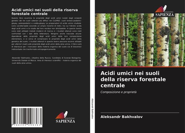 Produktbild: Acidi umici nei suoli della riserva forestale centrale