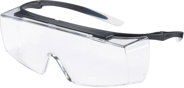 Uvex super f OTG 9169585 Schutzbrille Schwarz, Weiß